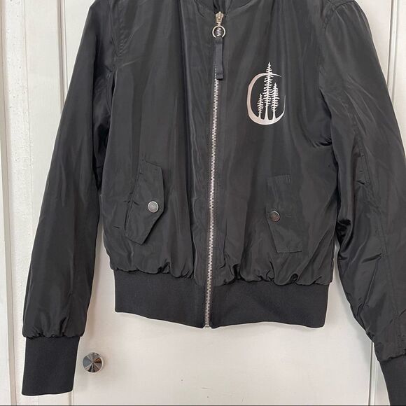 Be Cool Los Angeles black bomber jacket - Picture 8 of 8